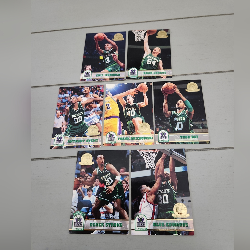 Milwaukee Bucks Hoops Gold x7